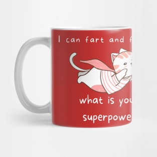 Cute Farting kitty Mug